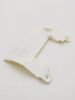 NQi series End cap (pearl white) 30411031 NIU E3 E4 End cap (pearl white) front